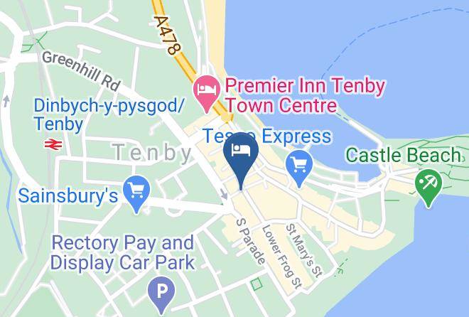 Pembrokeshire - Tenby For Two Maps