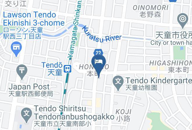 Tendo City - Tendo Central Hotel Maps