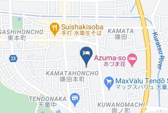 Tendo City - Tendo Grand Hotel Maizurusou Maps