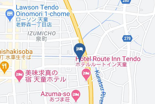 Tendo City - Tendo Rich Hotel Maps