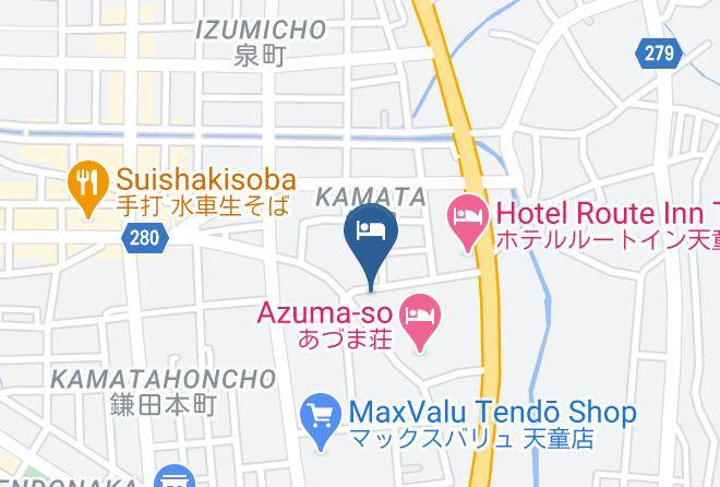 Tendo So Map - Yamagata Pref - Tendo City