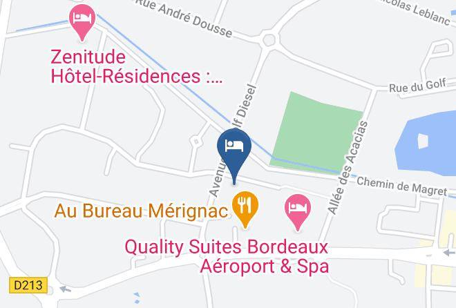 Gironde - Teneo Apparthotel Merignac Maps