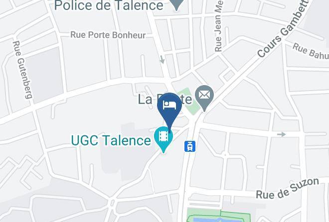 Gironde - Teneo Apparthotel Talence Centre Maps