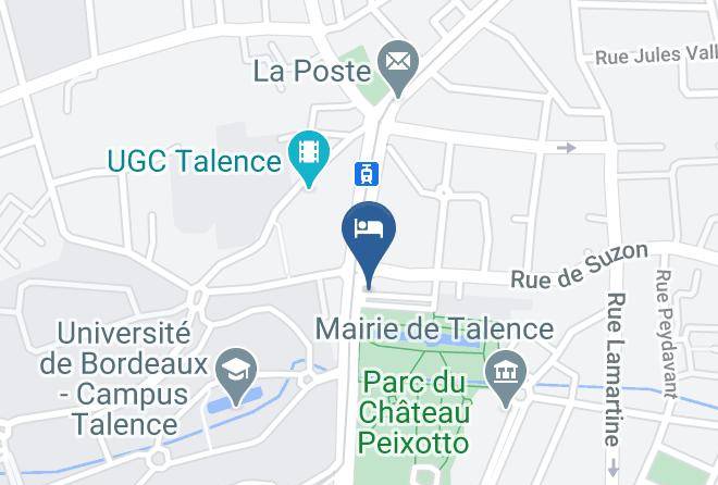 Gironde - Teneo Apparthotel Talence Espeleta Maps