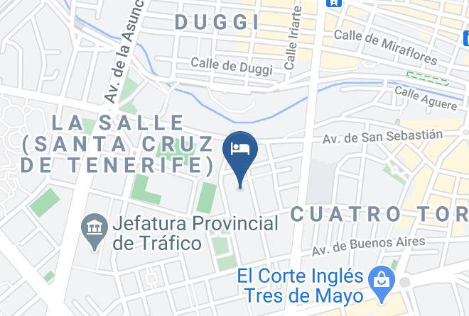 Santa Cruz De Tenerife - Tenerife Experience Hostel Maps