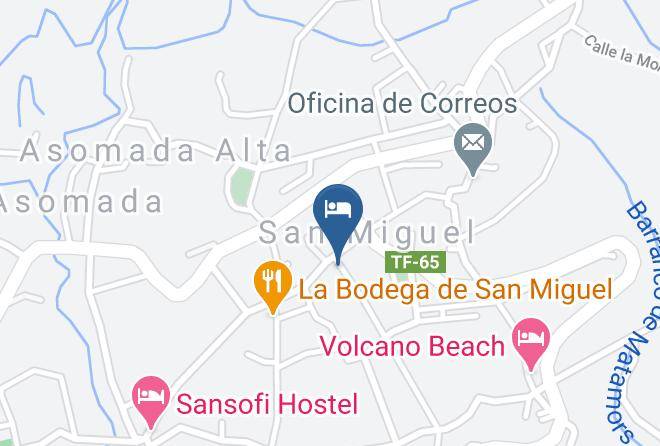 Santa Cruz De Tenerife - Tenerife Self Catering La Bodega Maps