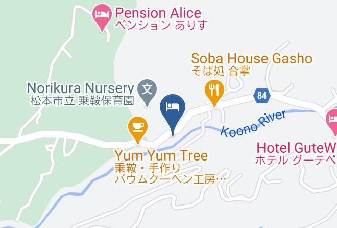 Matsumoto City - Tengallon Hat Lodge Maps