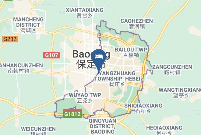 Baoding - Tengda Hotel Baoding Maps