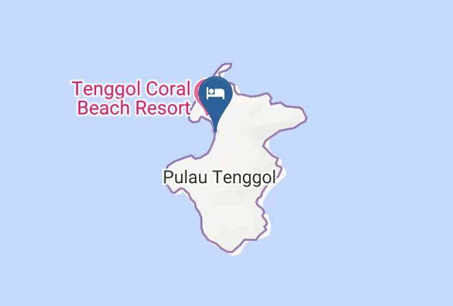 Dungun - Tenggol Island Beach Resort Maps