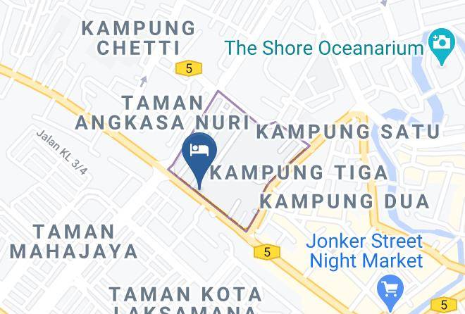 Melaka Tengah - Tengkera Hotel Maps