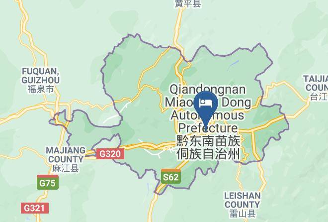 Qiandongnan Aut Prefecture - Tengzhihong Garden Hotel Maps