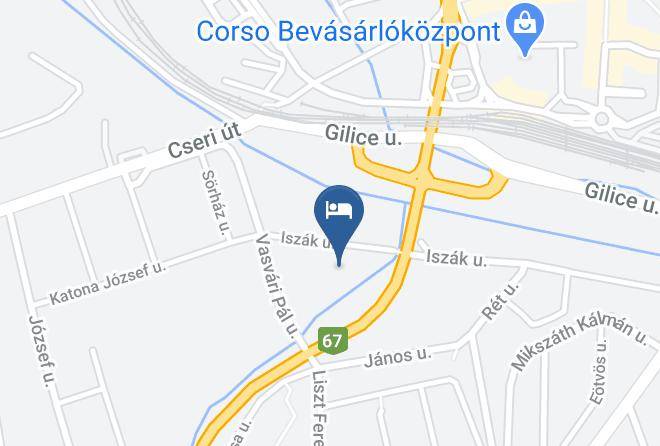 Kaposvar - Tenisz Panzio Maps