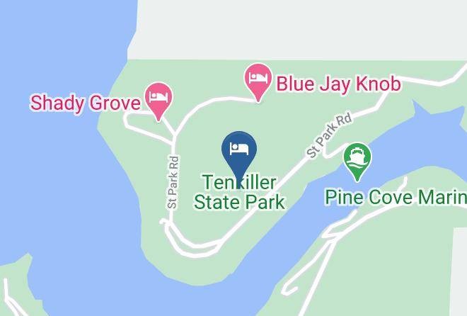 Sequoyah - Tenkiller State Park Maps