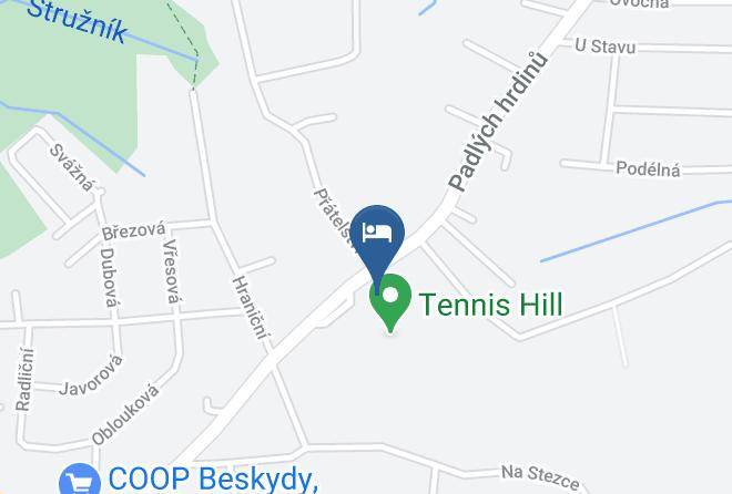 Karvina - Tennis Hill Hotel Maps