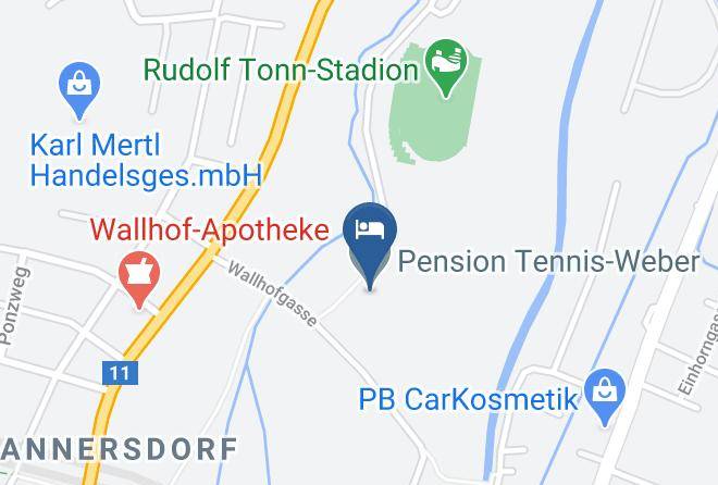 Bruck An Der Leitha - Pension Tennis Weber Maps
