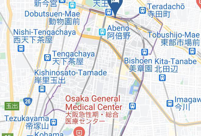 Osaka City Abeno Ward - Tennoji Miyako Hotel Maps