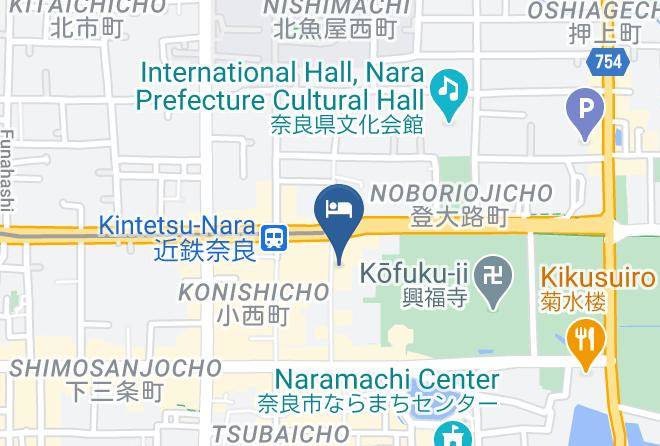 Nara City - Tenpyo Ryokan Maps