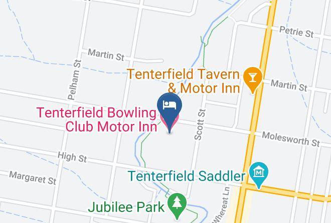 Tenterfield - Tenterfield Bowling Club Motor Inn Maps