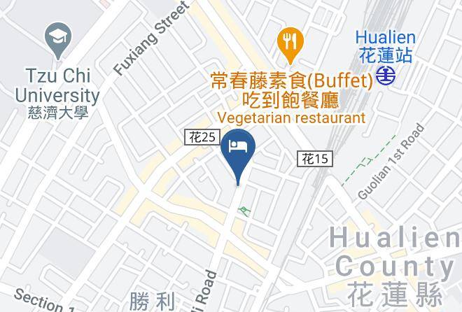 Tenth Street Homestay Mapa - Taiwan - Hualiennty