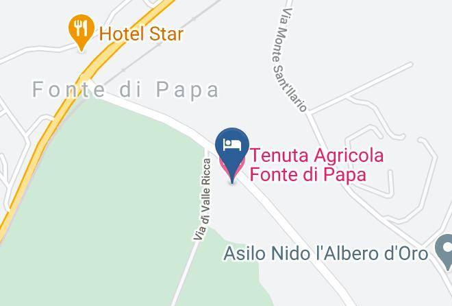 Rome - Tenuta Agricola Fonte Di Papa Maps