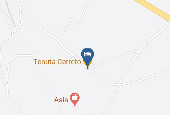Tenuta Cerreto Map