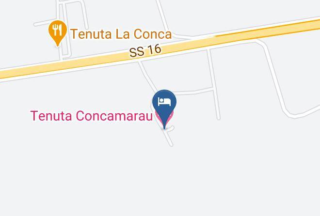 Lecce - Tenuta Concamarau Maps
