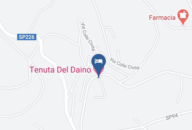 Frosinone - Tenuta Del Daino Maps