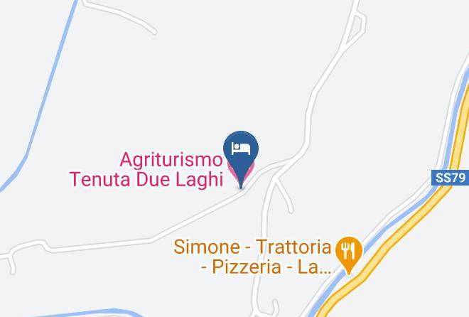 Rieti - Agriturismo Tenuta Due Laghi Maps