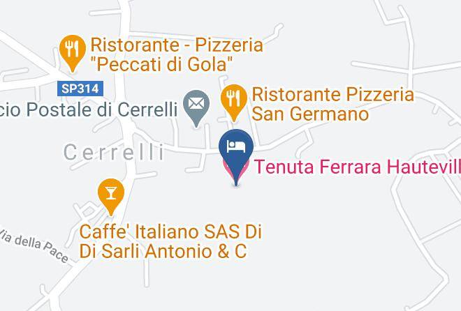 Salerno - Tenuta Ferrara Hauteville Maps
