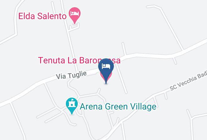 Lecce - Tenuta La Baronessa Maps