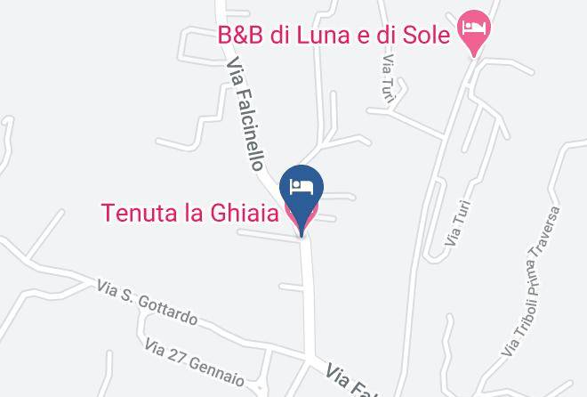 La Spezia - Tenuta La Ghiaia Maps