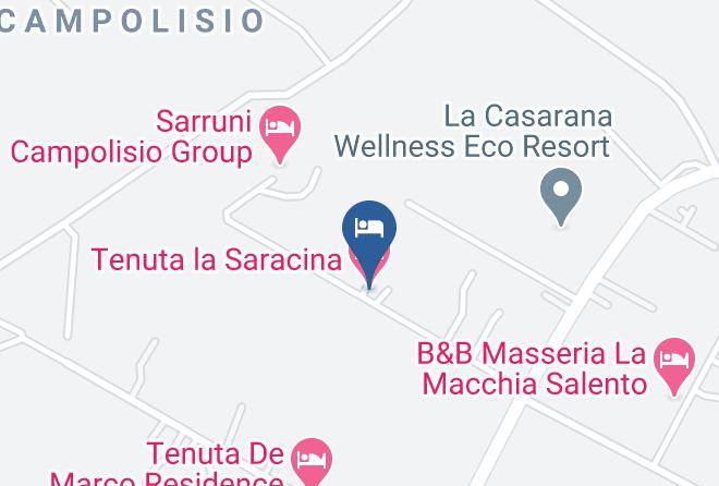 Lecce - Tenuta La Saracina Maps