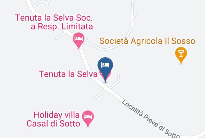 Arezzo - Tenuta La Selva Maps