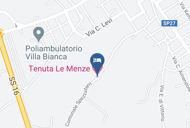 Lecce - Tenuta Le Menze Maps