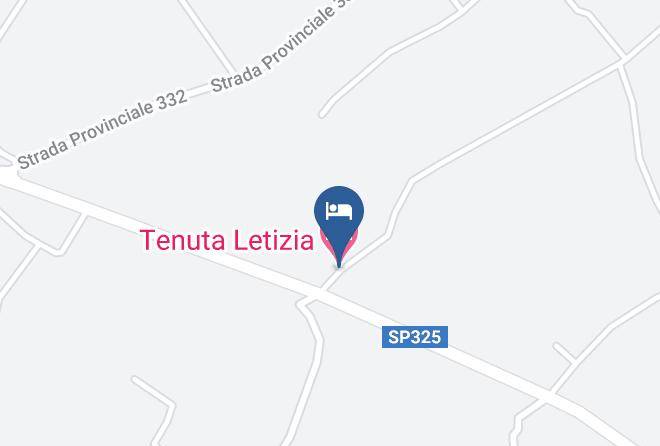 Lecce - Tenuta Letizia Maps