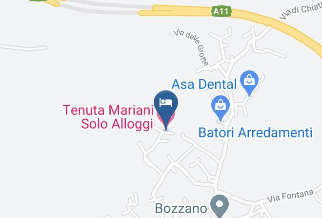 Lucca - Tenuta Mariani Solo Alloggi Maps
