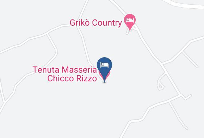 Lecce - Tenuta Masseria Chicco Rizzo Maps