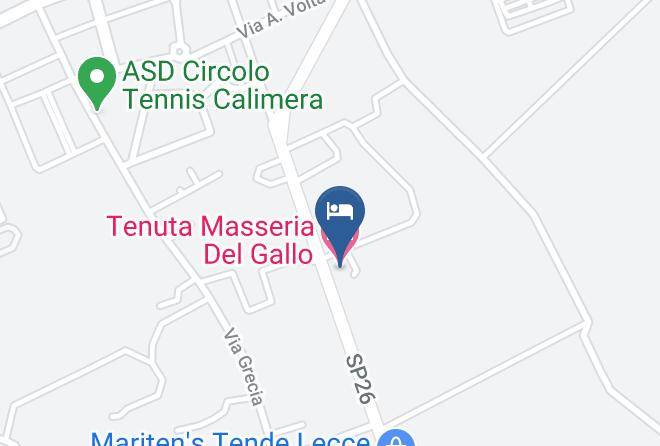 Lecce - Tenuta Masseria Del Gallo Maps