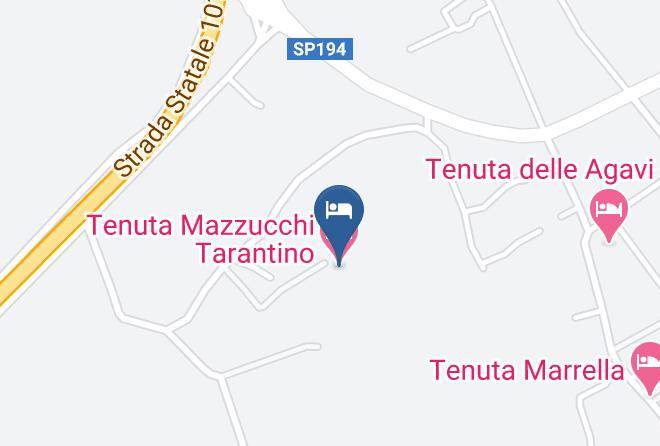 Lecce - Tenuta Mazzucchi Tarantino Maps