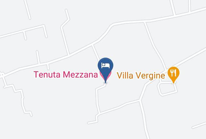 Lecce - Tenuta Mezzana Maps