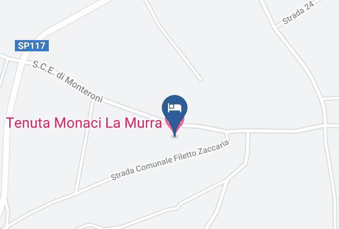 Lecce - Tenuta Monaci La Murra Maps