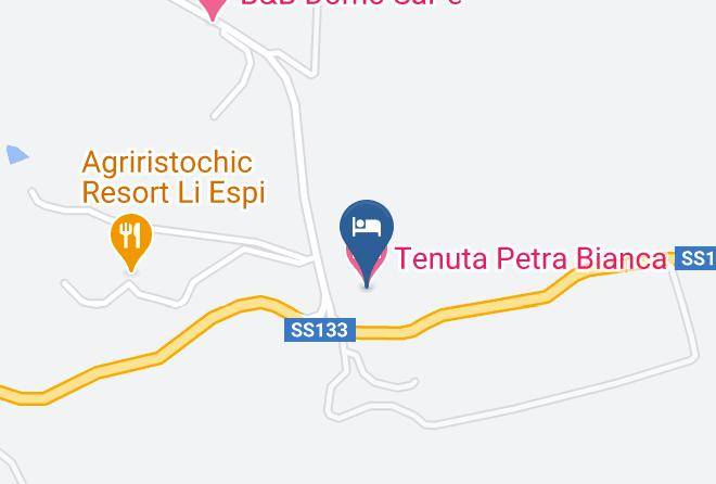 Sassari - Tenuta Petra Bianca Maps