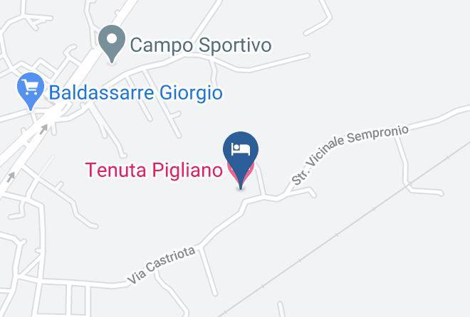 Lecce - Tenuta Pigliano Hotel Maps