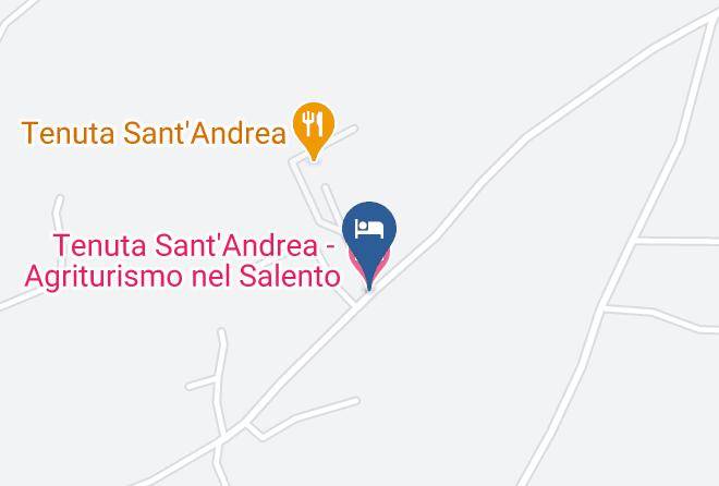 Lecce - Tenuta Sant'andrea Agriturismo Nel Salento Maps