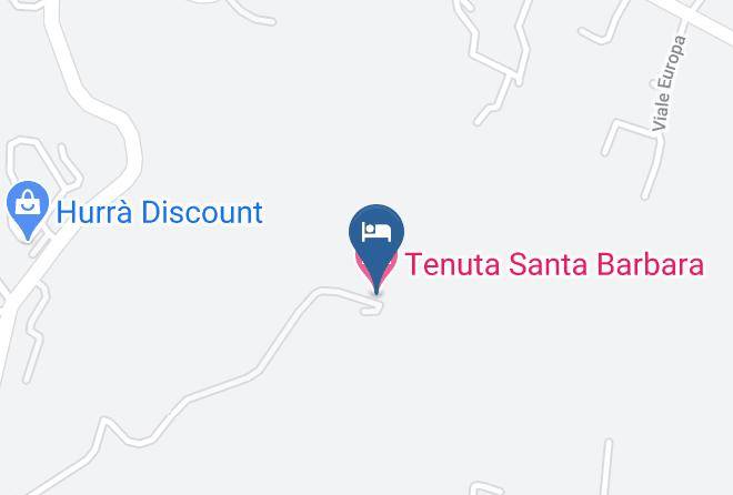 Viterbo - Tenuta Santa Barbara Maps