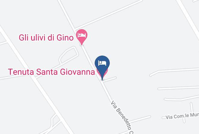 Lecce - Tenuta Santa Giovanna Maps