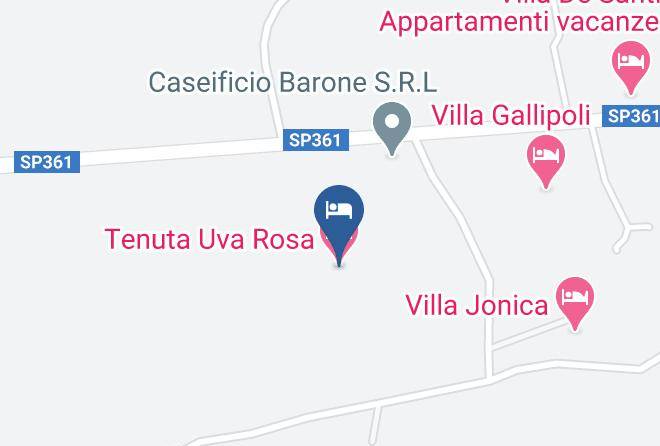 Lecce - Tenuta Uva Rosa Maps