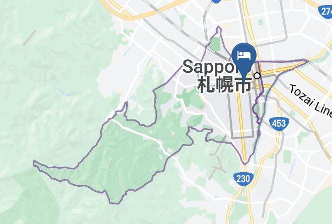 Tenza Hotel & Sky Spa Sapporo Central Map