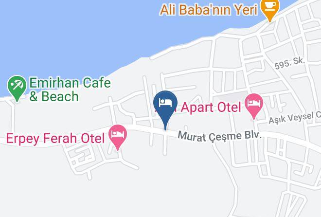 Burhaniye - Teomida Hotel Maps