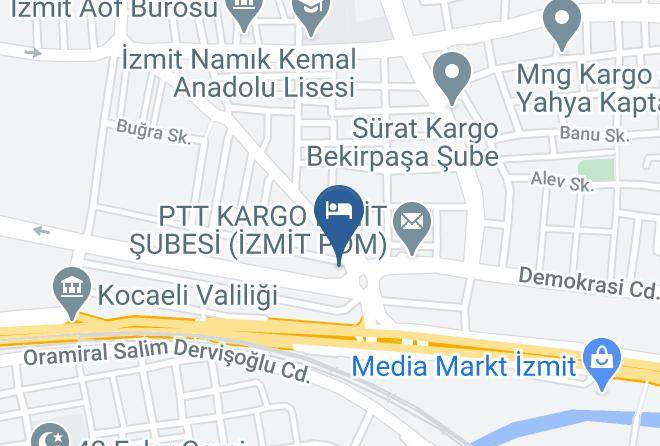 Izmit - Teona Otel Maps